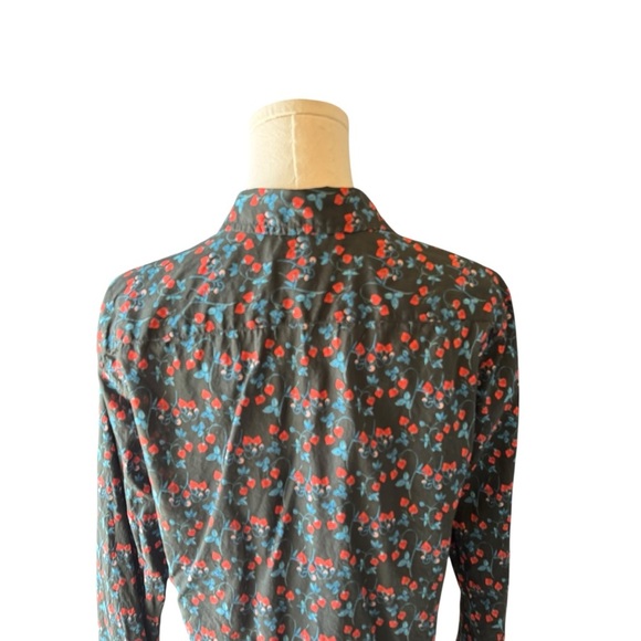 J. Crew - Garçon Classic Liberty® Tana Lawn Floral Button Down Blouse Sz 2 - Picture 4 of 8